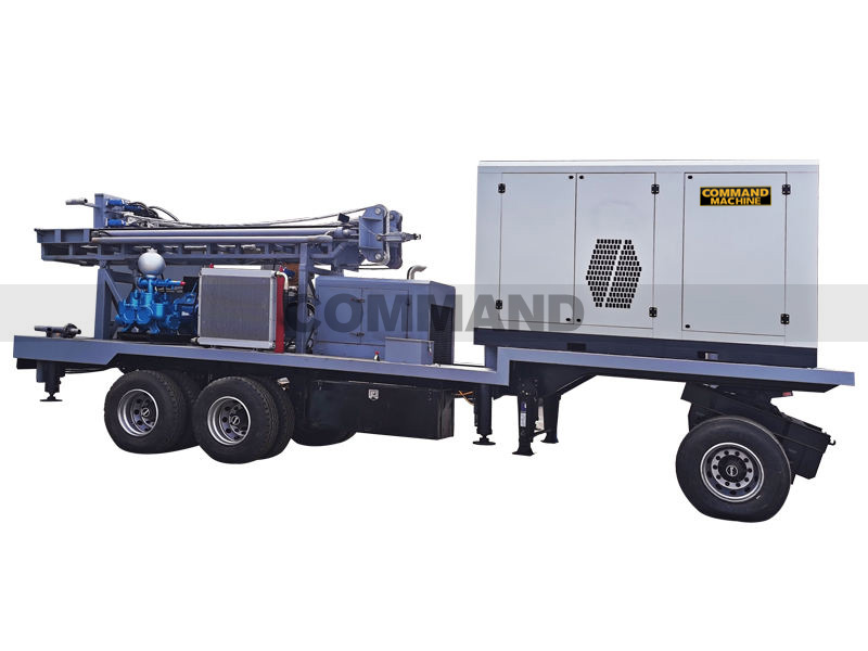 CDT-450K trailer Hydraulic top head drilling rig